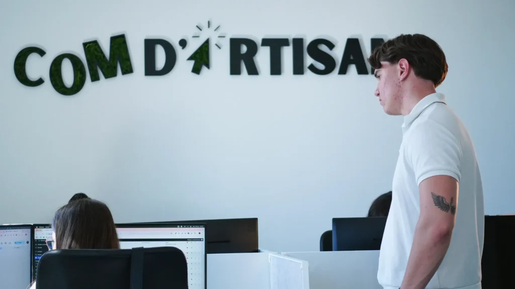 Équipe Com d'Artisans, agence de communication à La Roche-sur-Yon